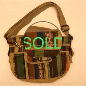 Fossil Canvas Vintage Bag